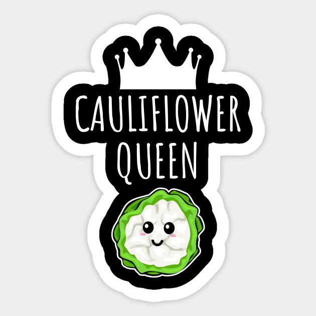 Cauliflower Queen Sticker by LunaMay